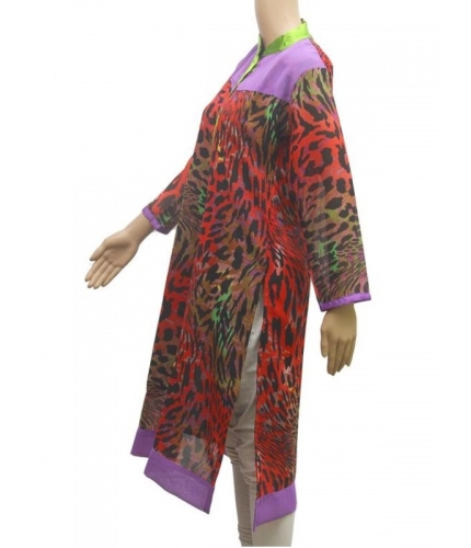 Women's Synthetic Kurtis (Multi Color, M) Women's Synthetic Kurtis (Multi Color, M)