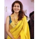 Women's Litchi silk Printed Saree With Unstitched Blouse (Yellow) Women's Litchi silk Printed Saree With Unstitched Blouse (Yellow)