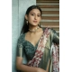 Women's Polyester Printed Saree With Unstitched Blouse 5.5 Mtr (Maroon)