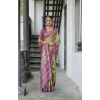 Women's Faux_Tussar Ikat Saree With Unstitched Blouse 5.5Mtr (Green) Women's Faux_Tussar Ikat Saree With Unstitched Blouse 5.5Mtr (Green)