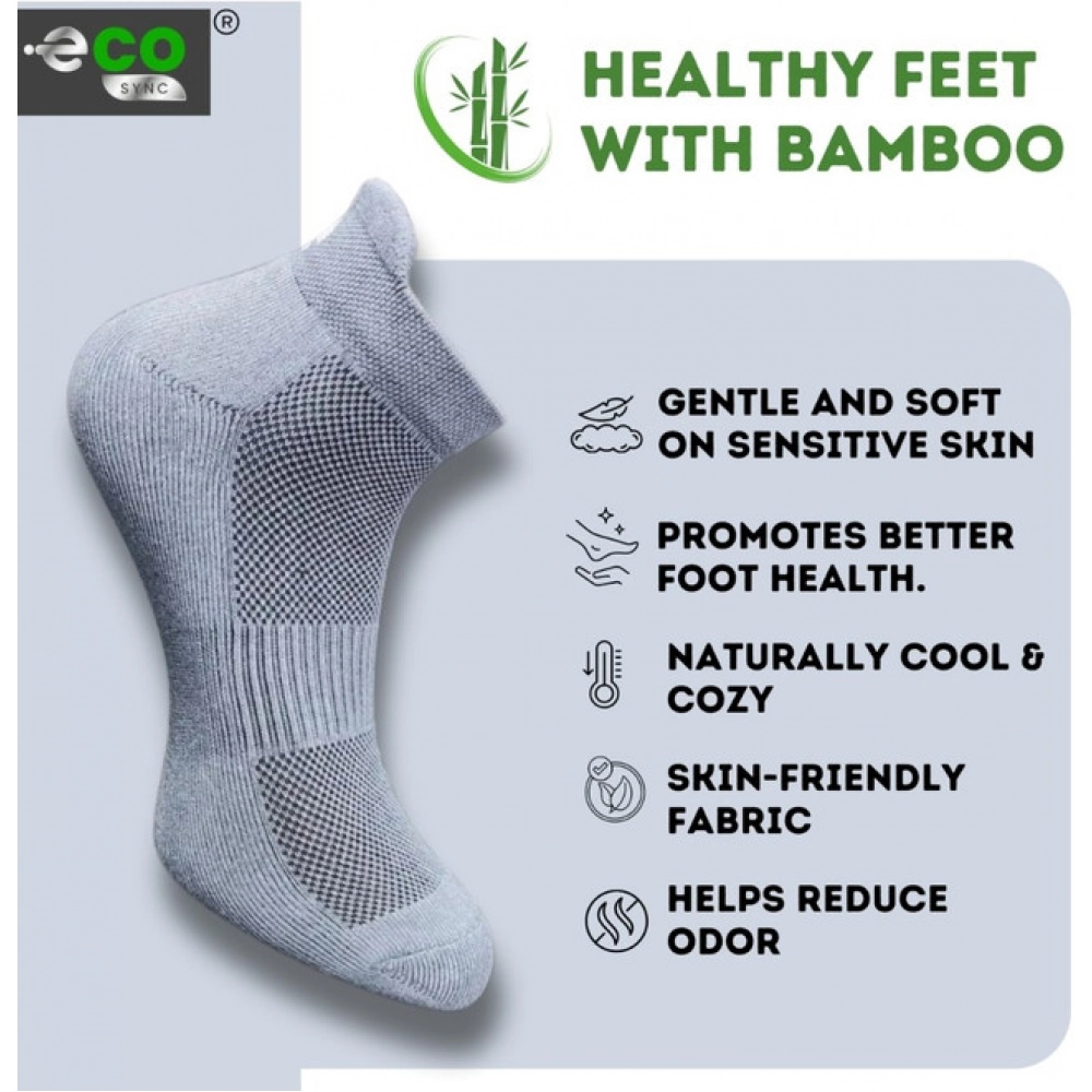 4_Pair Set Unisex Casual Cotton Printed Ankle Length Socks (Multicolor)