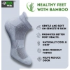 4_Pair Set Unisex Casual Cotton Printed Ankle Length Socks (Multicolor)
