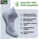 4_Pair Set Unisex Casual Cotton Printed Ankle Length Socks (Multicolor)