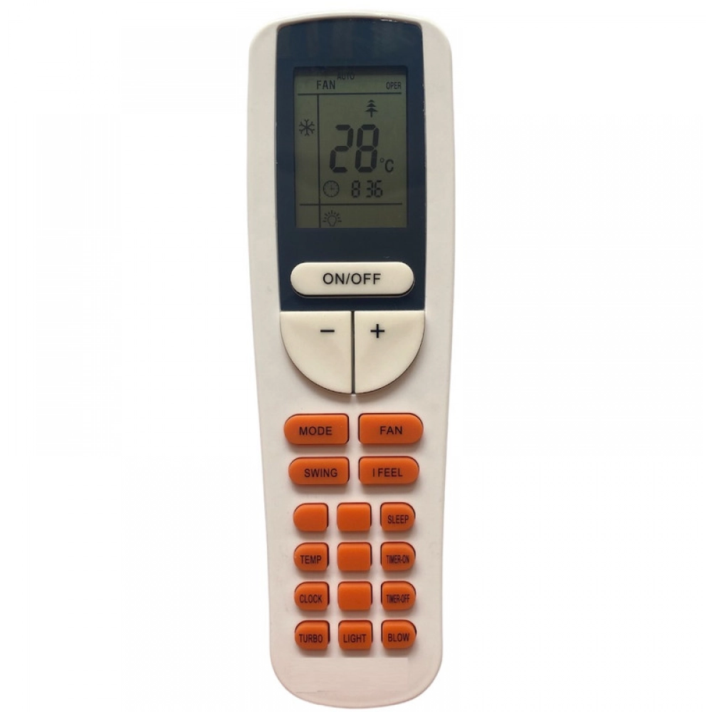 Ecomoye AC Remote No. 133 (No Backlight), Compatible/Replacement for Bluestar AC Remote Control, White (Exactly Same Remote will Only Work)