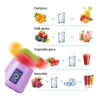 Plastic Solid Electric USB Juicer (Purple)