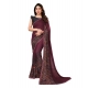 Women's Georgette Printed Saree With Unstitched Blouse 5.5Mtr (Maroon) Women's Georgette Printed Saree With Unstitched Blouse 5.5Mtr (Maroon)