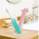 Pack of 4_Plastic Toothbrush Holder Travel 4-PieceS SeT Tube Cases (Color: Assorted )