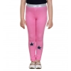 Girl's Cotton Lycra Star Print Elasticated Leggings (Pink) Girl's Cotton Lycra Star Print Elasticated Leggings (Pink)