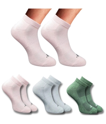 3_Pair Set Unisex Casual Cotton Printed Low Cut Socks (Multicolor)