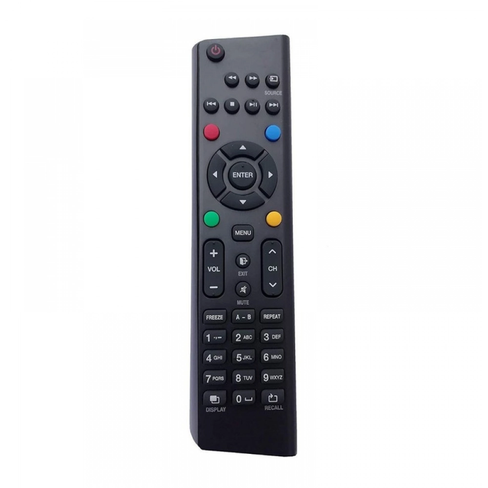 Ecomoye LCD/LED Remote No. RELEG 3206, Compatible/Replacement for Reliance Reconnect LCD/LED TV Remote Control, Black (Exactly Same Remote will Only Work)