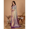 Women's Jacquard Saree With Unstitched Blouse 5.5Mtr (Multicolor) Women's Jacquard Saree With Unstitched Blouse 5.5Mtr (Multicolor)