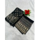 Women's Embroidered Georgette Saree With Unstitched Blouse (Black, 5-6 Mtrs) Women's Embroidered Georgette Saree With Unstitched Blouse (Black, 5-6 Mtrs)