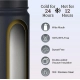 1000 Ml Double Wall Insulated Stainless Steel Water Bottle With Screw Lid (Black)