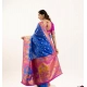 Women's Faux_Banarasi Woven Motifs Saree With Unstitched Blouse 5.5Mtr (Royal_Blue) Women's Faux_Banarasi Woven Motifs Saree With Unstitched Blouse 5.5Mtr (Royal_Blue)
