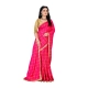 Women's Sana Silk Bandhni Saree With Unstitched Blouse 5.5Mtr (Pink)