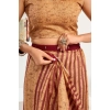 Women's Faux Linen Geometric Print Ready to wear Saree With Unstitched Blouse 5.5Mtr (Brown) Women's Faux Linen Geometric Print Ready to wear Saree With Unstitched Blouse 5.5Mtr (Brown)