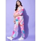 Women's Polyester Printed 3-4th Sleeve Co-Ord Set (Multicolor) Women's Polyester Printed 3-4th Sleeve Co-Ord Set (Multicolor)
