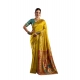 Women's Silk Blend Woven Saree With Unstitched Blouse 5.5 Mtr (Mustard) Women's Silk Blend Woven Saree With Unstitched Blouse 5.5 Mtr (Mustard)