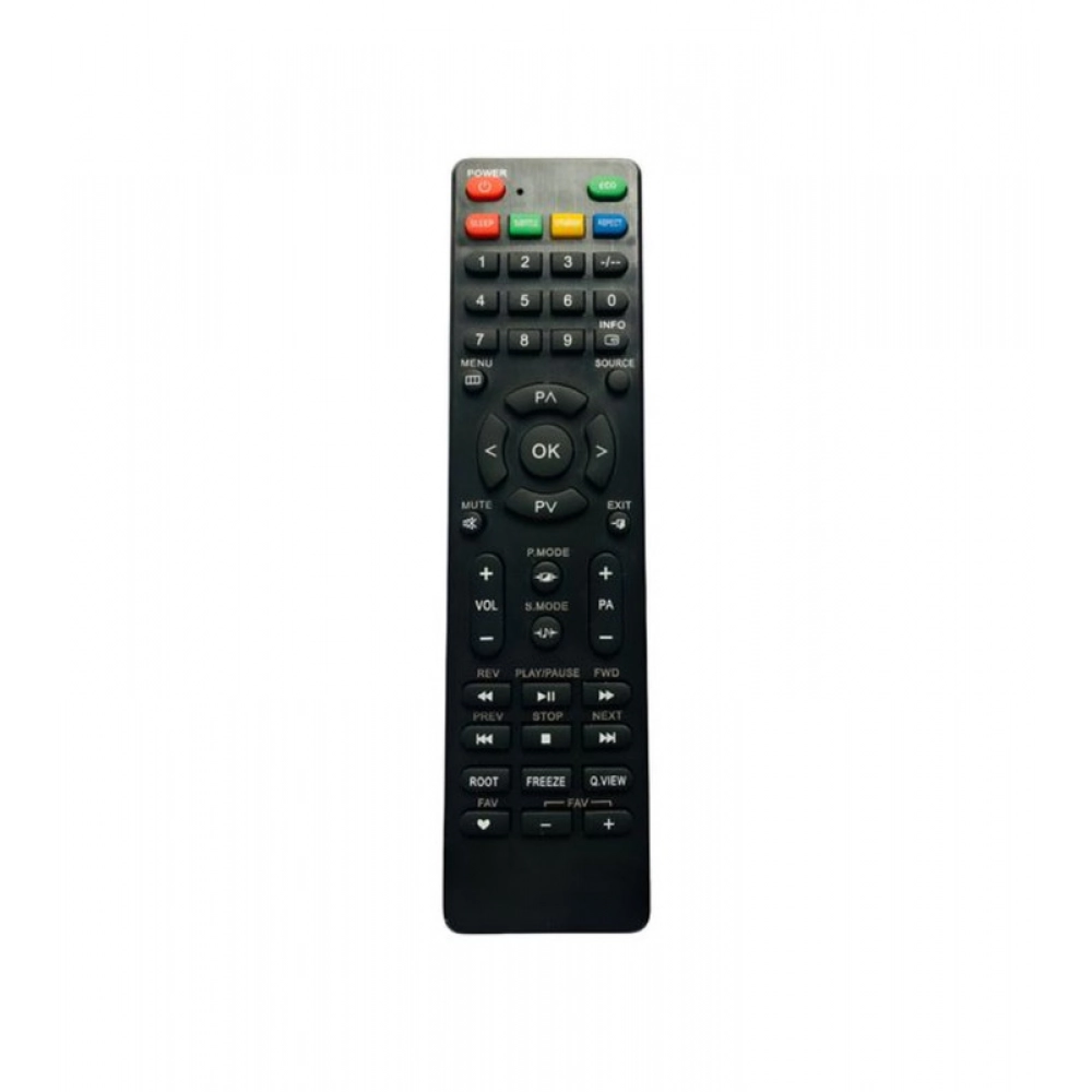 Ecomoye Smart TV Remote No. 1222 (No Voice), Compatible/Replacement for Haier Smart TV LCD/LED Remote Control, Black (Exactly Same Remote will Only Work)