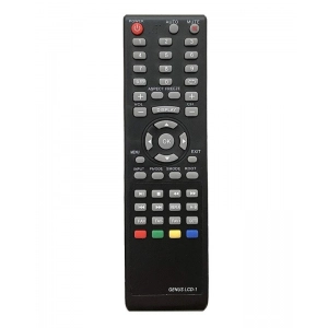 Ecomoye LCD/LED Remote No. CH09, Compatible/Replacement for Micromax LCD/LED TV Remote Control, Black (Exactly Same Remote will Only Work)