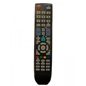 Ecomoye LCD/LED Remote No. URC77, Compatible/Replacement for Samsung LCD/LED TV Remote Control, Black (Exactly Same Remote will Only Work)