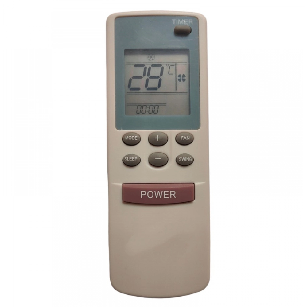 Ecomoye AC Remote No. 128 (No Backlight), Compatible/Replacement for Carrier AC Remote Control, White (Exactly Same Remote will Only Work)