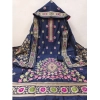 Women's Banarasi Silk Printed Unstitched Salwar Suit Material With Dupatta (Navy Blue, 3Mtrs) Women's Banarasi Silk Printed Unstitched Salwar Suit Material With Dupatta (Navy Blue, 3Mtrs)