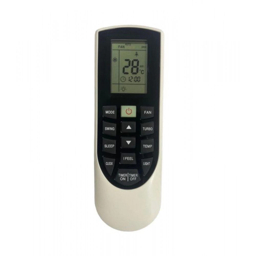 Ecomoye AC Remote No. 182 (No Backlight), Compatible/Replacement for Llyod AC Remote Control, White (Exactly Same Remote will Only Work)