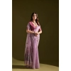 Women's Blended_Cotton Floral Saree With Unstitched Blouse 5.5Mtr (Lavender) Women's Blended_Cotton Floral Saree With Unstitched Blouse 5.5Mtr (Lavender)