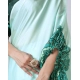 Women's Soft Crepe Silk Printed Ready To Wear Saree With Unstitched Blouse 5.5Mtr (Green) Women's Soft Crepe Silk Printed Ready To Wear Saree With Unstitched Blouse 5.5Mtr (Green)