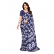 Women's Georgette Printed Saree With Unstitched Blouse 5.5Mtr (Blue) Women's Georgette Printed Saree With Unstitched Blouse 5.5Mtr (Blue)