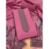 Women's Banarasi Silk Printed Unstitched Salwar Suit Material With Dupatta (Pink, 3Mtrs) Women's Banarasi Silk Printed Unstitched Salwar Suit Material With Dupatta (Pink, 3Mtrs)