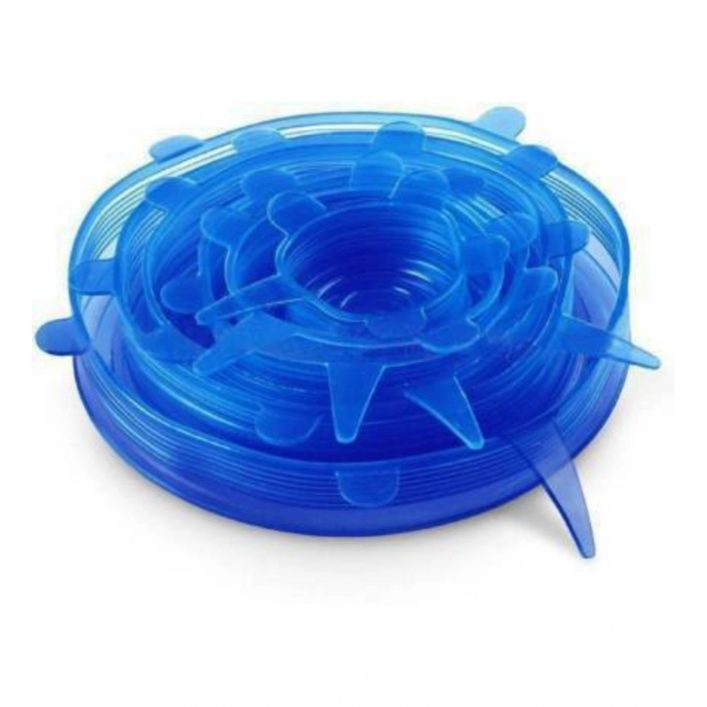 Pack Of 2_Silicone Lids – Reusable Stretchable Covers for Bowls And Containers (Color: Assorted )