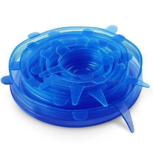 Pack Of 2_Silicone Lids – Reusable Stretchable Covers for Bowls And Containers (Color: Assorted )