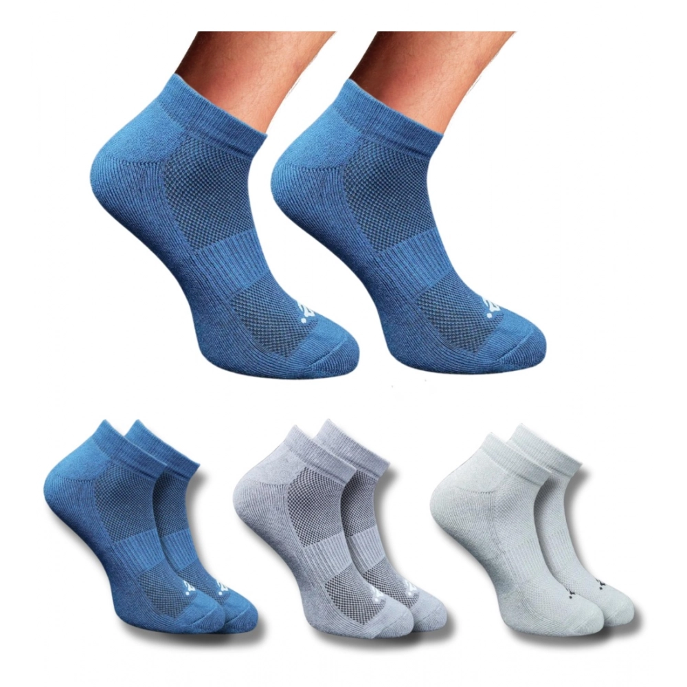 3_Pair Set Unisex Casual Cotton Printed Low Cut Socks (Multicolor) 3_Pair Set Unisex Casual Cotton Printed Low Cut Socks (Multicolor)