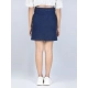 Girl's Denim Solid Buttoned Skirt (Navy Blue) Girl's Denim Solid Buttoned Skirt (Navy Blue)