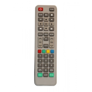 Ecomoye LCD/LED Remote No. V2GG, Compatible/Replacement for Videocon LCD/LED TV Remote Control, Grey (Exactly Same Remote will Only Work)
