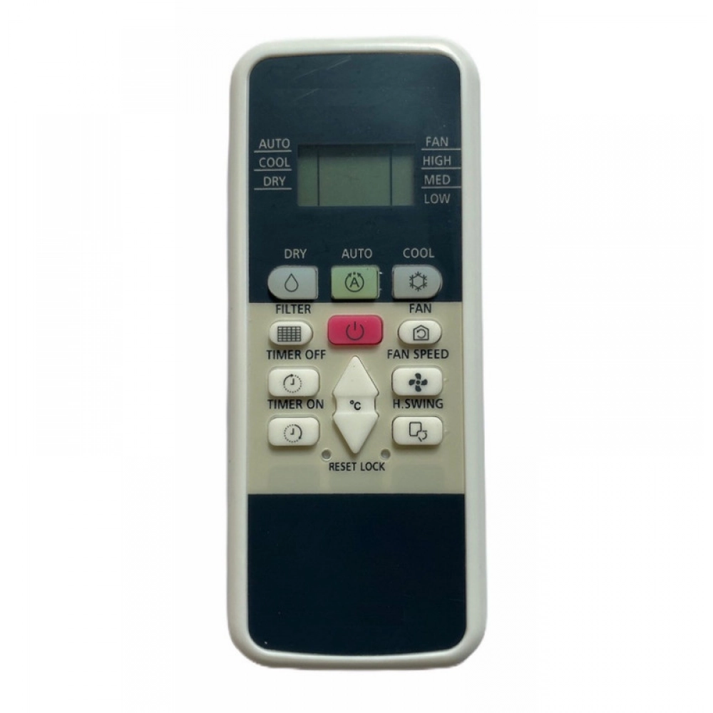 Ecomoye AC Remote No. 220 (No Backlight), Compatible/Replacement for Hitachi and Hitachi Inverter AC Remote Control, Black (Exactly Same Remote will Only Work)