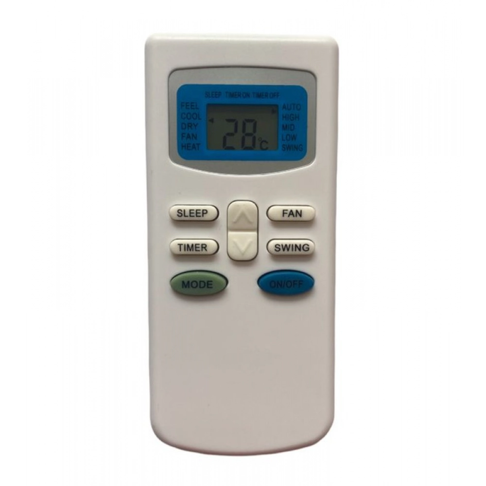 Ecomoye AC Remote No. 17 (No Backlight), Compatible/Replacement for Bluestar AC Remote Control, White (Exactly Same Remote will Only Work)