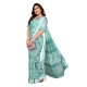 Women's Georgette Printed Saree With Unstitched Blouse 5.5Mtr (Green) Women's Georgette Printed Saree With Unstitched Blouse 5.5Mtr (Green)