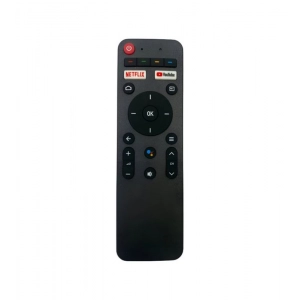 Ecomoye Smart TV Remote No. 1168 (with Voice), Compatible for Haier Smart TV Function Bluetooth Remote HTR-U29R HTR-U29A HTR-U29 HTR-U29S, Black (Exactly Same Remote will Only Work)