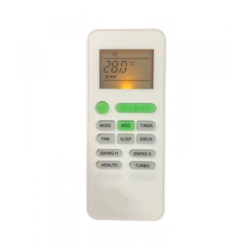 Ecomoye AC Remote No. 145 (with Backlight), Compatible/Replacement for IFB AC Remote Control, White (Exactly Same Remote will Only Work)