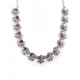 Women's Brass Silver Plated Necklace set (Red) Women's Brass Silver Plated Necklace set (Red)