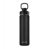 650 Ml Double Wall Insulated Stainless Steel Water Bottle With Flip Lid (Black) 650 Ml Double Wall Insulated Stainless Steel Water Bottle With Flip Lid (Black)