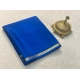 Women's Crepe Chit Pallu Solid Saree With Unstitched Blouse 5.5Mtr (Blue) Women's Crepe Chit Pallu Solid Saree With Unstitched Blouse 5.5Mtr (Blue)