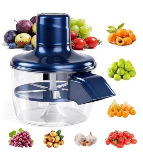 Plastic Solid An Electric Automatic Peeler (Blue)