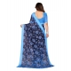 Women's Georgette Printed Saree With Unstitched Blouse 5.5Mtr (Blue) Women's Georgette Printed Saree With Unstitched Blouse 5.5Mtr (Blue)