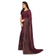 Women's Georgette Printed Saree With Unstitched Blouse 5.5Mtr (Maroon) Women's Georgette Printed Saree With Unstitched Blouse 5.5Mtr (Maroon)