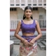 Women's Faux_Tussar Floral Jal With Patola Print Saree With Unstitched Blouse 5.5Mtr (Blue) Women's Faux_Tussar Floral Jal With Patola Print Saree With Unstitched Blouse 5.5Mtr (Blue)