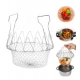 Foldable Chef Basket – Multi-Function Strainer And Steamer (Color: Assorted )
